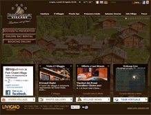 Tablet Screenshot of parkchaletvillage.com